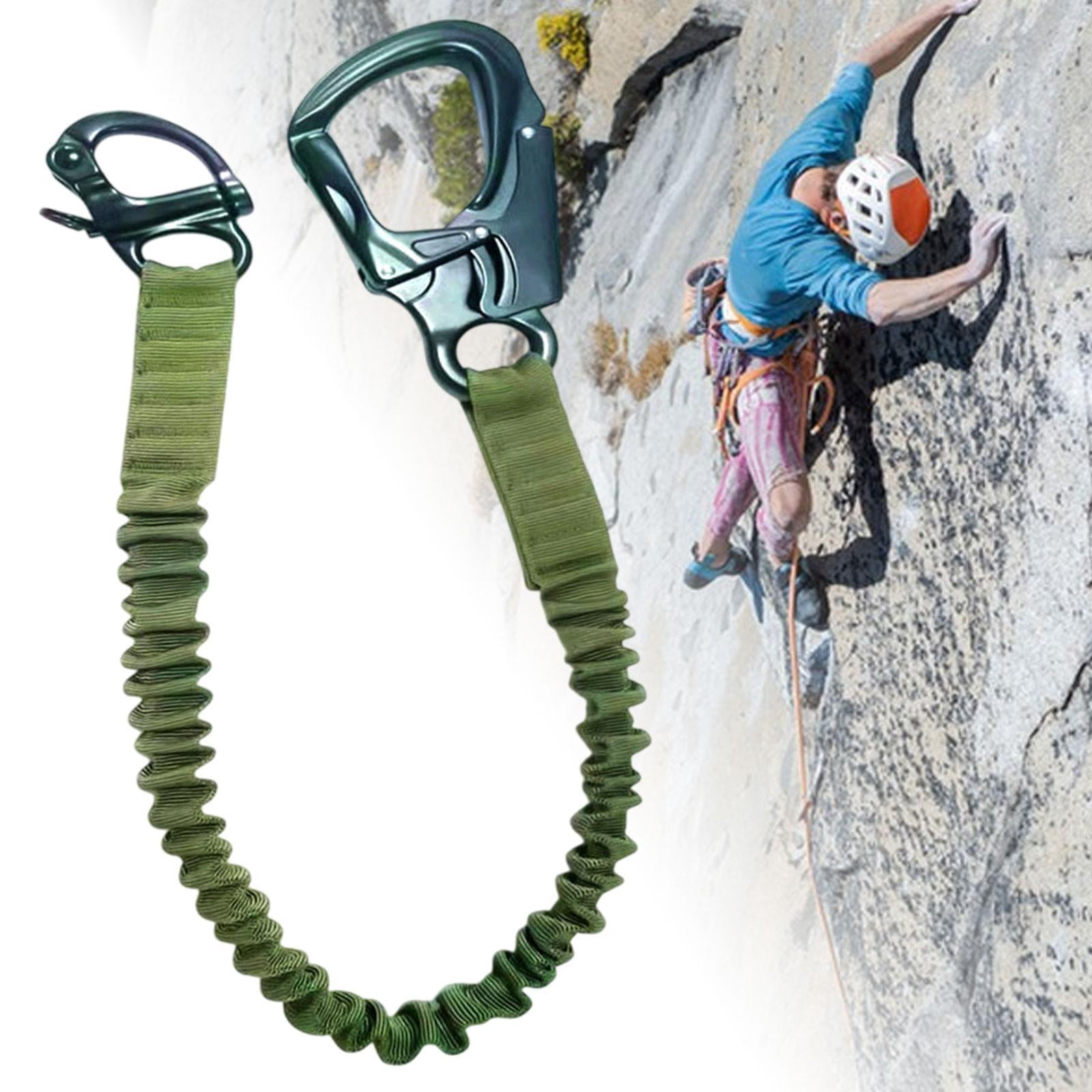 MAGIDEAL Lanyard Fall Protection Climbing Lanyard for Scaffolding Construction Green