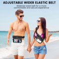 thumbnail image 4 of IP68 Waterproof Fanny Pack - 2 Pack, Floating Dry Bag Pouch, Phone Waterproof Waist Pouch Dry Bag, Beach, Kayaking, Swimming, Boat Essentials, for iPhone 16/15/14/13/12 Pro Max up to 9.5", 4 of 5