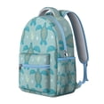 thumbnail image 5 of Cartoon Sea Turtle and Coral Reef Student Backpack Durable Waterproof School Bag, Adjustable Straps, Breathable Foam Padding, Large Capacity for Outdoor Activities and Beach, 5 of 5