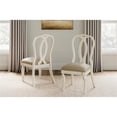 thumbnail image 6 of Home Square Set of 9 Extendable Dining Table and Side Chair in Chipped White, 6 of 16