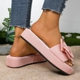 thumbnail image 6 of ATENAR Women Sandals Outdoor Comfortable Sandals for Women Slide Shoes Women Pink 9.5, 6 of 9
