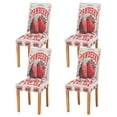 thumbnail image 2 of BZSMCE Chairs Slipcovers Dining Chair Covers Sly Strawberry Creative Pattern, 2 of 7