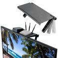 thumbnail image 2 of Visland TV Rack Router Storage Rack Strong Load-bearing Non-Slip Design Easy to Install Bedroom TV Top Shelf Wall Hanging Bracket, 2 of 8