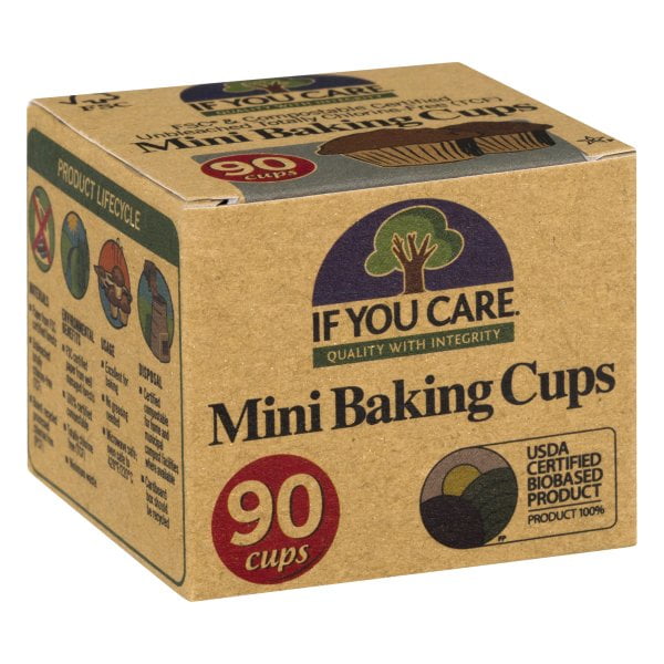 If You Care Mini Baking Cups Unbleached Totally ChlorineFree (TCF