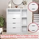 thumbnail image 3 of Cajonera mueble recamara 4 cajones jaladeras metalicas jade blanco R21 R21 Muebles Jade Moderna Cajonera, 3 of 7