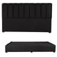 thumbnail image 1 of Recámara King Size Kami Negro con Cabecera + Box Base Cama, 1 of 8