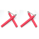 thumbnail image 1 of Nunchaku Goma Espuma Segura Entrenamiento Nunchakus Artes Marciales Nunchaku Rojo, 1 of 4