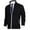 A Black, variant on Timoontee Men's Cardigan Coats Modern Fit Long Sleeve Knitted Coats Full Zip Stand Collar Casual Tops Solid Pockets Outerwear Coats Dark Gray M