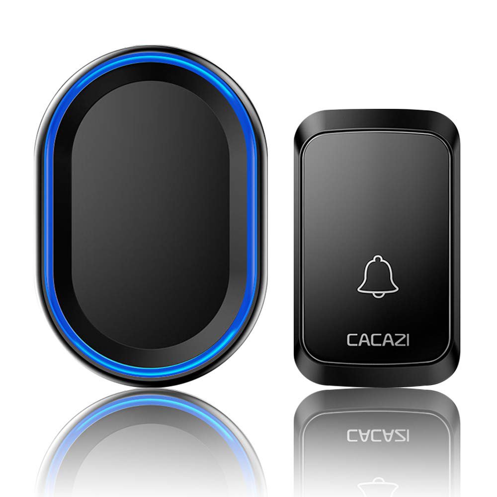 Wireless Doorbell, Plug and Play Door Bell Plugin Receiver Operating