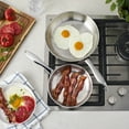 thumbnail image 3 of Henckels Aragon 2-pc Stainless Steel Fry Pan Set, 3 of 7