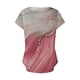 thumbnail image 5 of Fiudx Tops para Mujer Top Informal de Primavera y Verano de Manga Corta con Cuello En V para Mujer, 5 of 6