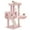 Soft Pink, variant on MoNiBloom 36" Small Cat Tower, Cat Tree with Sisal Scratching Posts/Ramp and Hammock, Light Gray