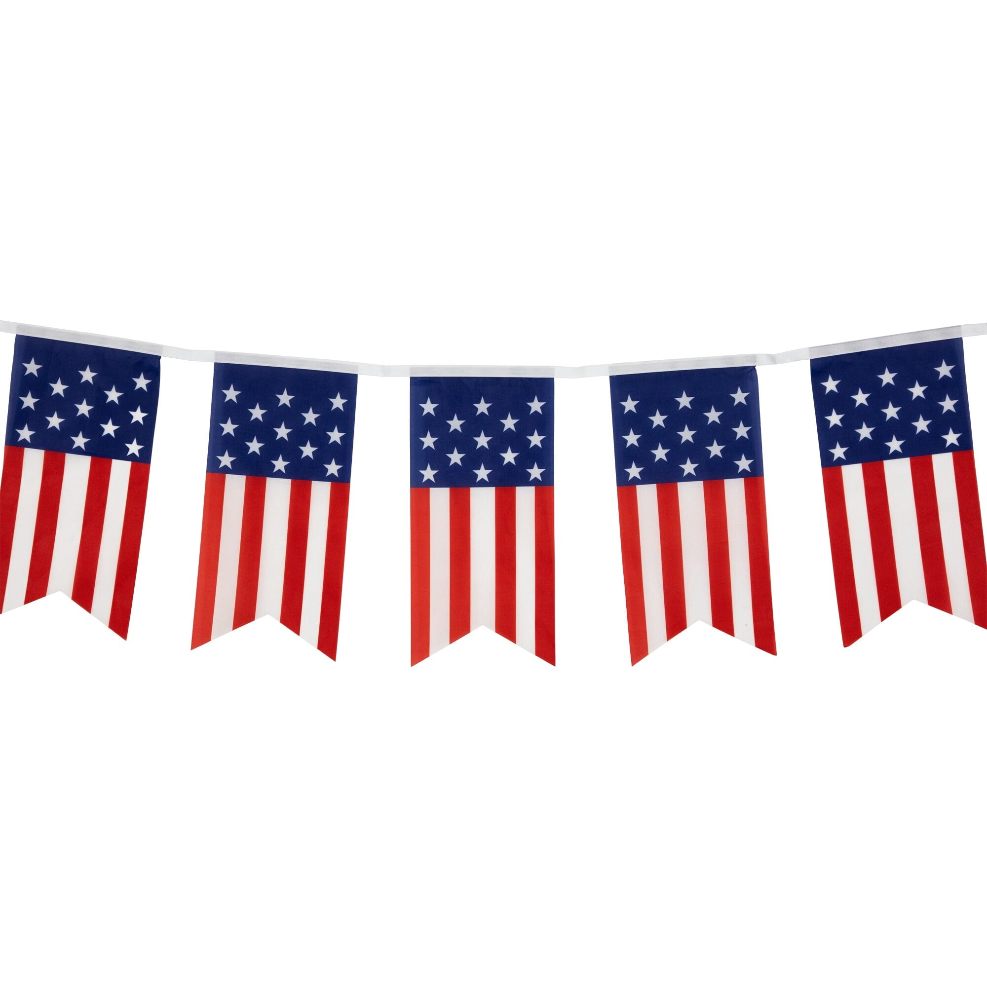 9.75' Americana USA Flag Swallowtail Hanging Wall Banner