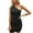 Black, variant on IROINNID Women's Sleeveless Sheath Dress Ladies Slanted Pleated Hip Mini Dress One-Shoulder Short Women Dress