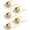 5 Pack, variant on EHOMEWARE 2 Pcs Gold Door Handles, Satin Brass Door Knobs Interior, Passage Door Knobs Heavy Duty Constructions, Keyless Hallway Closet Door Knobs, Modern Door Levers