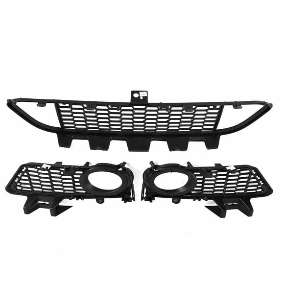For 12-18 BMW F30 330i M Sport Front Bumper Lower Grille Fog Light Grill Cover