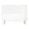 thumbnail image 2 of Ghent's Plastic 24" x 42" Partition Extender with Attached Clamp in Clear, 2 of 4