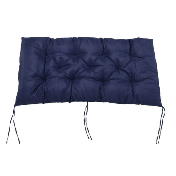Outdoor Bench Cushion Swing Cushion Patio Chair Cushion 100x50cm Rainproof Sun Proof with 3 Straps for Garden Furniture Loveseat Deck