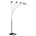 thumbnail image 1 of Lampe de Sol à Arc de 84 Po. 5 Bras - Nickel Satiné, 1 of 1
