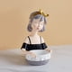 thumbnail image 1 of Escultura de estatuilla para niñas Escritorio de sujeción Contenedor de artículos diversos Caja de canasta de almacenamiento de tocador para Negro Macarena estatua de la escultura de las niñas, 1 of 8