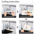 thumbnail image 5 of Yayeee Faucet Mat for Kitchen Sink 30" Diatomite Long Splash Guard Pad, Cute Animal, 5 of 7