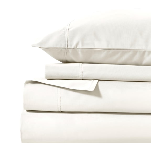 Superior 1000 Thread Count Cotton Blend Sheet Set, King, Ivory