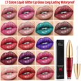 thumbnail image 2 of Pudaier Diamond Glitter Liquid Lipstick Long Lasting Matte Velvet Lip Gloss，15#, 2 of 5