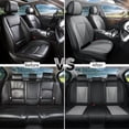 thumbnail image 6 of Car Seat Covers Full Set Custom Fit for Toyota Corolla 2000-2026 - Premium Faux Leather Auto Protectors with Waterproof, Breathable, Anti-Slip Car Seat Protectors (BlackGray,Full Set), 6 of 8