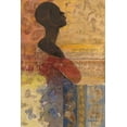 thumbnail image 2 of Hristova, Albena 13x18 Gold Ornate Wood Framed with Double Matting Museum Art Print Titled - Women of the World III, 2 of 4