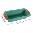thumbnail image 3 of YiJuHui 2pcs Non-Stick Silicone Loaf Pan for Baking, Flexible Easy Release Oven Safe Bread Quiche Meatloaf Lasagna Pan, Reinforced Steel Core Dishwasher Safe Kitchen Bakeware B, 3 of 6