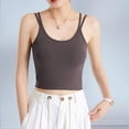 thumbnail image 2 of Bovemsi Camisole Tops for Women Comfortable Backless Cotton High Elasticity Undershirt Suspender Vest With In Bra Suitable Outer Wear Basic Tanks, 2 of 8