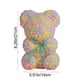 thumbnail image 3 of Peluche de oso pompón | Regalo de San Valentín y adorno navideño | Peluche de poliéster de 21 x 14 cm para fiestas y el hogar, 3 of 6