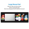 thumbnail image 5 of Rocae Happy Pride Gnome for Gaming Mouse Pad, Mouse Pad Large, Office Computer Keyboard Mousepad, Keyboard and Mouse Pad with Stitched Edges,31.5 x 11.8 in, 5 of 5