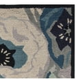 thumbnail image 4 of SAFAVIEH Martha Stewart Poppy Floral Wool Area Rug, Blue, 3' x 5', 4 of 5