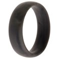 thumbnail image 1 of Anillo único liso de boda de silicona de 6 mm - Mármol gris de ROQ para mujer - Anillo de 7 mm, 1 of 1
