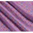 thumbnail image 3 of Soimoi Purple Cotton Poplin Fabric Insect,Sun & Cartoon Alphabets Text Print Fabric by The Yard 56 Inch Wide, 3 of 7