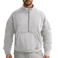 thumbnail image 1 of Blusas y camisas de manga larga con cuello redondo Sudadera deportiva de cuello redondo para hombre Sudadera con capucha de manga larga lisa Blusa de poliéster para hombre, 1 of 7