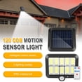 thumbnail image 2 of Solar Wall Light  Motion Sensor Solar Security Light with 3 Lighting Modes  16.4ft Cable 120 COB Solar Flood Lights for Front Door Garden, 2 of 8