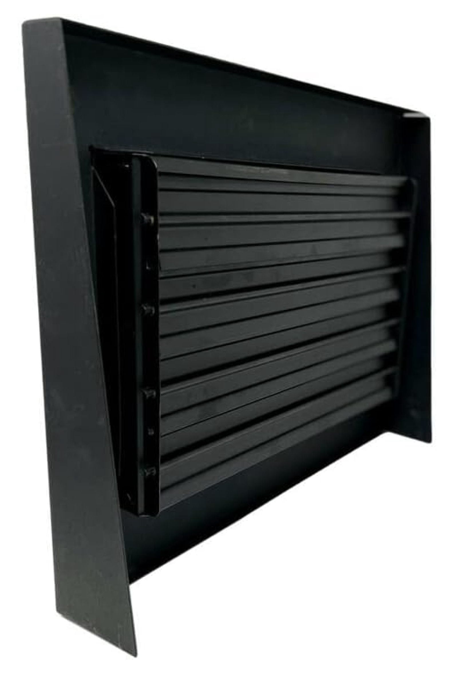 Vintage Baseboard Register- Available in 2 Sizes, Easy Installation | Floor Registers Come in Two Pieces (Baseboard Frame and Register Insert) 10" x 8" (13" x 12" Overall) Black