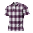 thumbnail image 6 of Uwinwear Men's Polo Shirts Short Sleeve Casual Polo T Shirt Color Block Slim Fit Golf Shirts Big and Tall Summer Tops,Pink,XXXL, 6 of 6