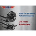 thumbnail image 4 of LIBRA Trailer Hub Drum Kit with 10"x2-1/4" Self-Adjusting Electric Brakes for 3500 Lbs Axle, 4 of 4