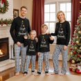 thumbnail image 2 of Family Christmas Pajamas Matching Sets,Christmas Jammies,Holiday Pajamas Black L, 2 of 4