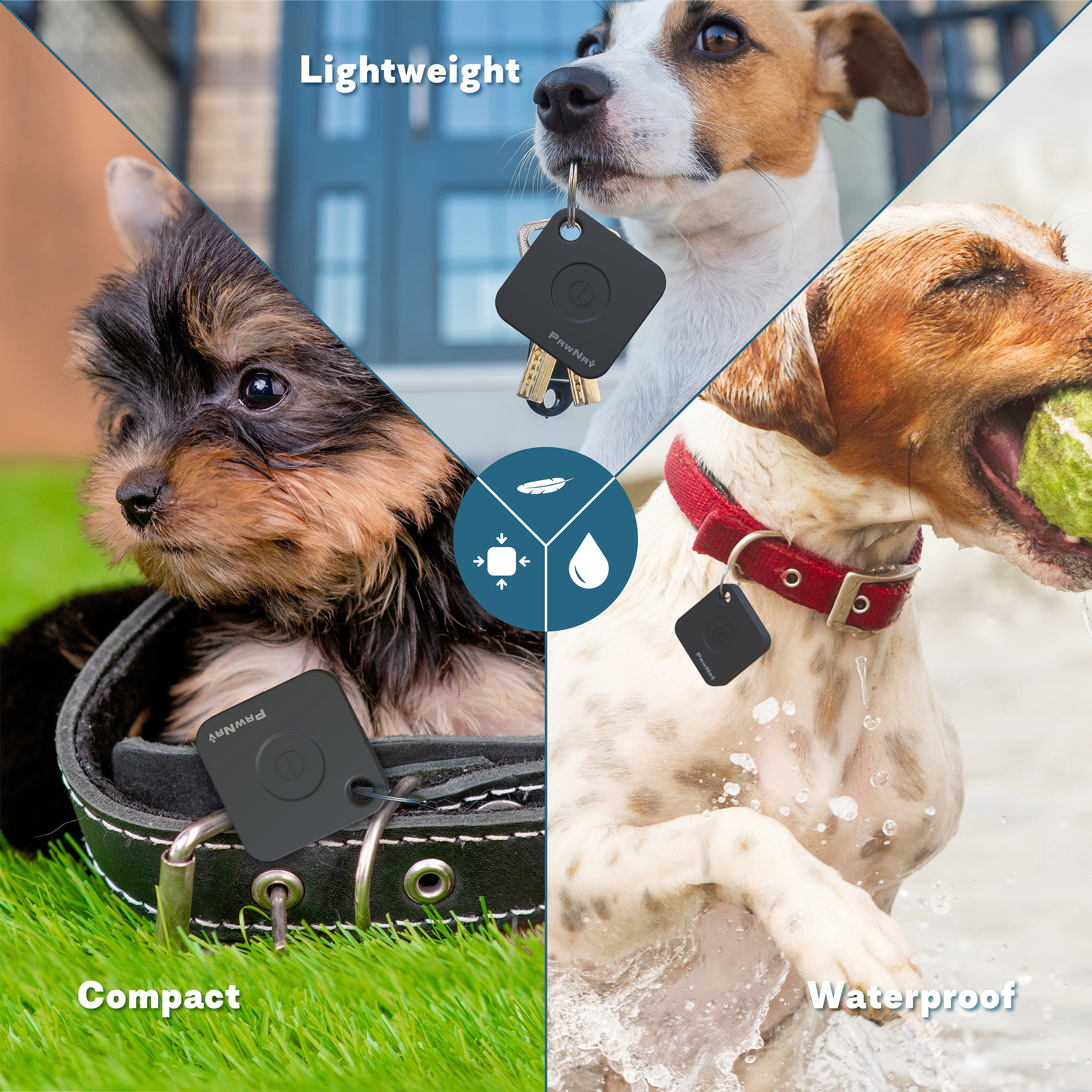 Tzumi Pets Pawnav, Smart Bluetooth GPS Pet Tracker