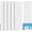 6Pack-White, variant on 6 Pack Large Acoustic Panels, 48x12inch Soundproof Wall Panels, -Adhesive Decorative Sound Absorbers for Home Studio Office