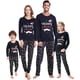 thumbnail image 1 of VENTELAN Conjunto de pijamas navideños a juego para la familia, ropa de dormir navideña de Papá Noel, conjunto de pijama navideño para parejas y niños, 1 of 3