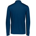thumbnail image 3 of Attain Wicking 1/4 Zip Pullover S Navy, 3 of 3