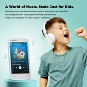 MP3 Player for Kids with 80GB Storage, 4-Inch Screen, Bluetooth & Wi-Fi, Parental Controls, Streaming & Offline Music, Blue