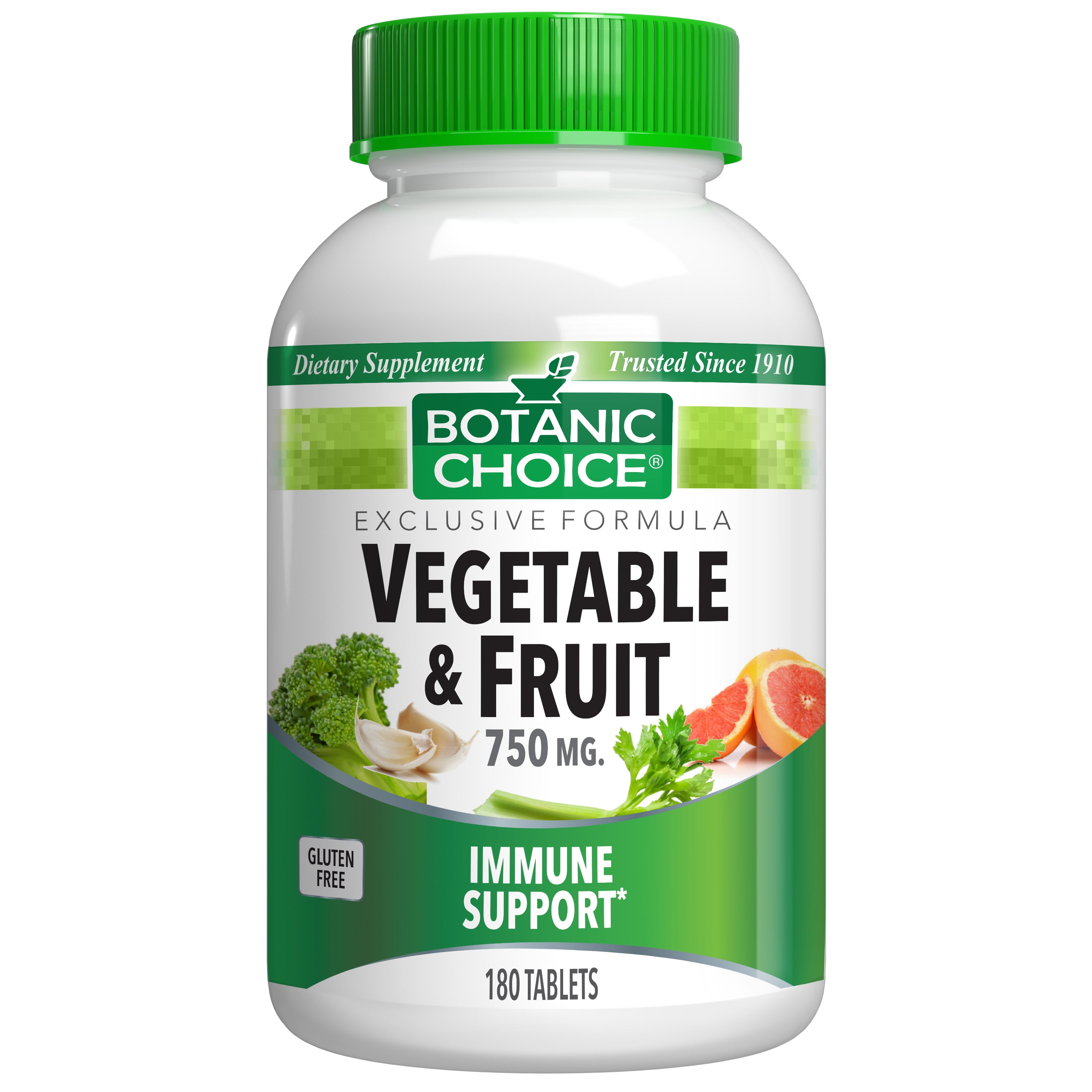 Botanic Choice Vegetable & Fruit Whole Food Supplement, 180 tablets