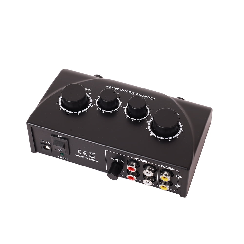 Pro Portable Mini Digital Audio Sound Karaoke Echo Mixer System Machine