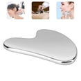 thumbnail image 3 of FitBest 1Pcs Stainless Steel Heart-shaped Face, Eye, Body Massage and Scraping Board, 3 of 7